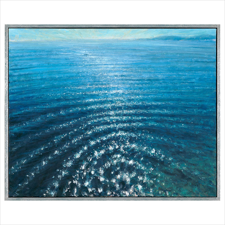 View Towards Cap Ferrat by Justin Tew