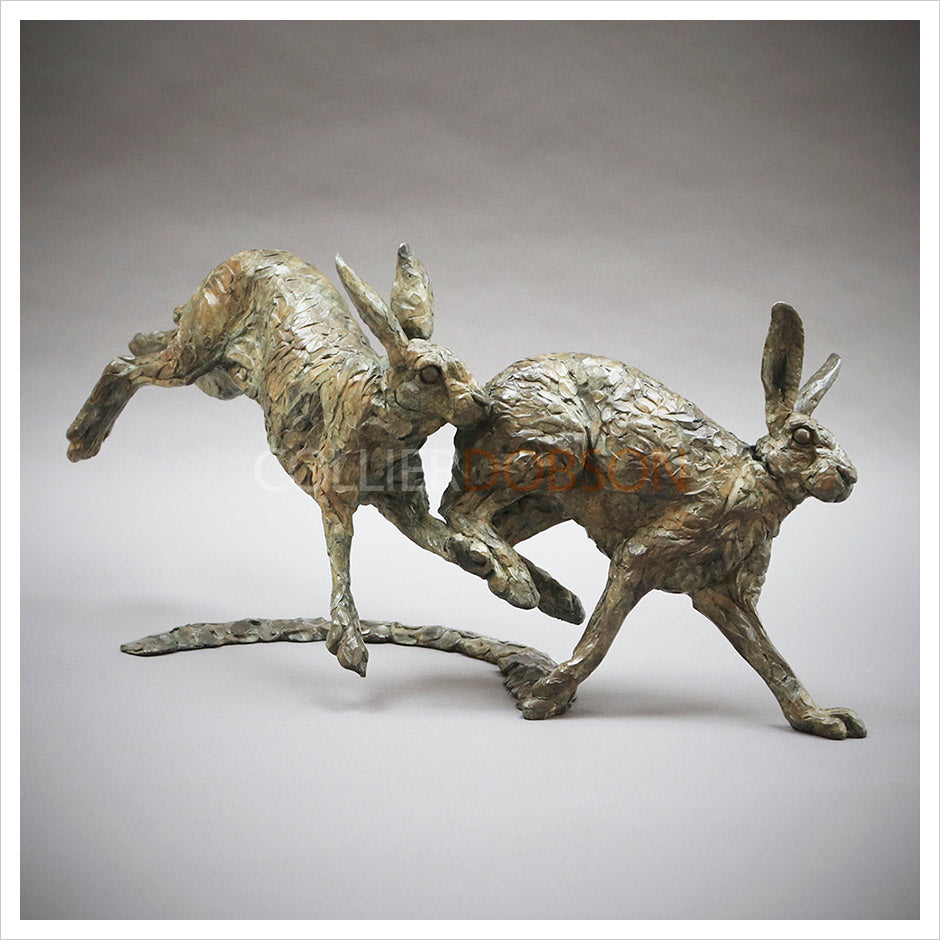 Running Hares by William Montgomery