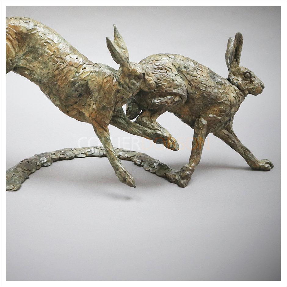 Running Hares by William Montgomery