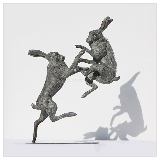Hares by Sophie Louise White