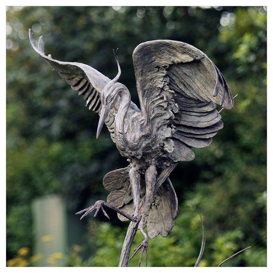 Heron - Life Size by Sophie Louise White